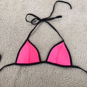 victoria’s secret pink bikini top size adult xs